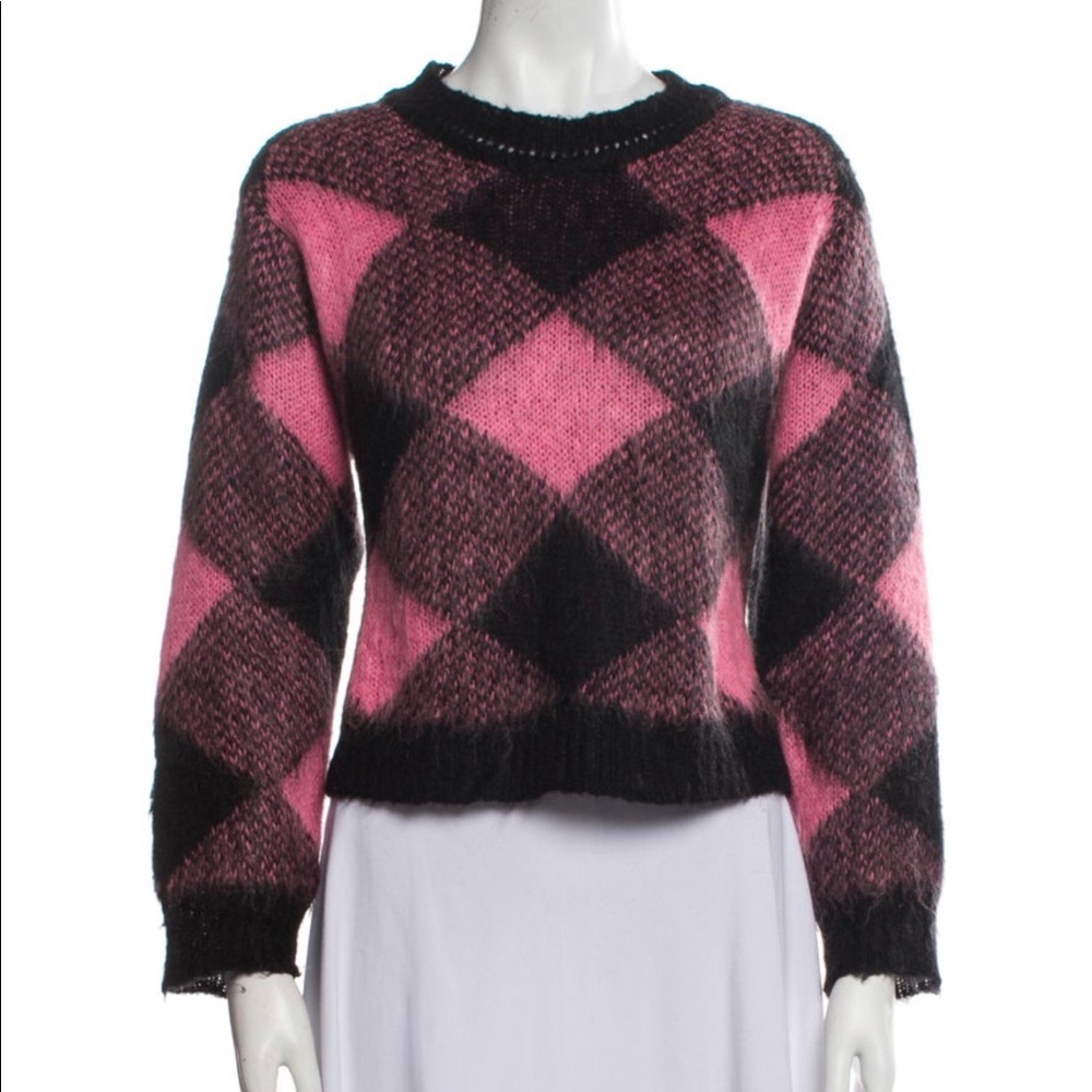 ISO Sandro Plaid Sweater